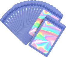 Cargar imagen en el visor de la galería, Paquete de 100 bolsas de mylar con ventana transparente