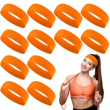 Cargar imagen en el visor de la galería, Hotop Paquete de 12 diademas deportivas para mujer