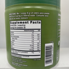 Cargar imagen en el visor de la galería, Mezcla de bebida en polvo de jugo de apio, 6.35 oz 30 porciones