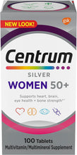Cargar imagen en el visor de la galería, Centrum Silver Multivitamínico para Mujeres 50+ años