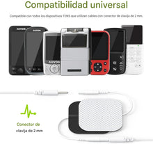 Cargar imagen en el visor de la galería, Almohadillas de repuesto para electrodos 2x2, 20 unidades