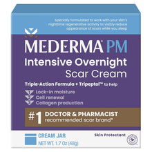 Cargar imagen en el visor de la galería, Mederma PM Crema intensiva para cicatrices de noche 1oz