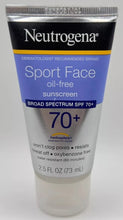 Cargar imagen en el visor de la galería, Protector solar facial deportivo Neutrogena, 2.5oz Exp. 2027+