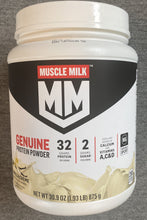 Cargar imagen en el visor de la galería, Polvo de proteína genuina Muscle Milk, 32g de proteína