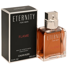 Cargar imagen en el visor de la galería, ETERNITY FLAME de Calvin Klein colonia para hombres EDT 3.3 / 3.4 oz