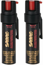Cargar imagen en el visor de la galería, 2 Sabre Pepper Spray 0,75oz con pinza de bolsillo con tinte