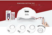 Cargar imagen en el visor de la galería, Lámpara de uñas UV de 54 W, con 4 temporizador de 10/30/60/99 segundos NDP-8