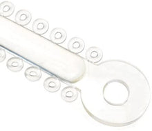 Cargar imagen en el visor de la galería, Lazos de ligadura dentales de ortodoncia, Blanco transparente, NPD51