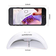 Cargar imagen en el visor de la galería, Lámpara LED transportable para uñas MelodySusie, Violetilac 6 W mini secador de uñas NDP-19