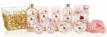 Cargar imagen en el visor de la galería, Canasta de regalo de spa Fragancia refrescante de granada, 10 piezas NDP-19