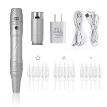 Cargar imagen en el visor de la galería, Inalámbrico Rotatorio Máquina De Tatuaje Con Batería Inalámbrico 15 Agujas Para Cejas Delineador De Labios NDP-35