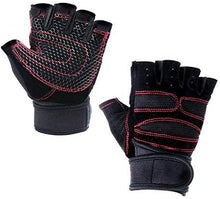 Cargar imagen en el visor de la galería, Guantes de levantamiento de pesas para artritis, gimnasio, remo, entrenamiento, con muñequera, para hombres y mujeres NDP-50
