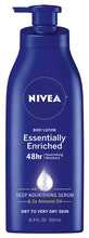 Cargar imagen en el visor de la galería, NIVEA Loción corporal enriquecida - 48 horas 16 oz