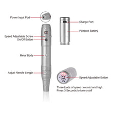 Cargar imagen en el visor de la galería, Inalámbrico Rotatorio Máquina De Tatuaje Con Batería Inalámbrico 15 Agujas Para Cejas Delineador De Labios NDP-35