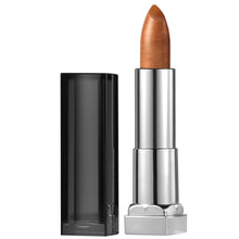 Cargar imagen en el visor de la galería, Lápiz labial mate Maybelline New York, color mate metálico sensacional., Dorado (Pure Gold)