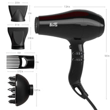 Cargar imagen en el visor de la galería, Secador de pelo profesional, cerámica turmalina 1875W NDP-43
