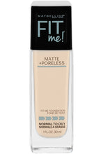 Cargar imagen en el visor de la galería, Fit Me! Foundation, 110 PORCELANA, 1.0 Oz NDP-12