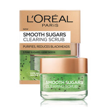 Cargar imagen en el visor de la galería, L'Oreal Paris Pure Sugar Scrub Purifica y desatasca, 1.7 oz