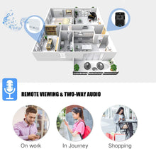 Cargar imagen en el visor de la galería, Cámara de timbre inalámbrica IP5 resistente al agua NDP 62