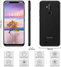 Cargar imagen en el visor de la galería, OUKITEL Android 8.1OS desbloqueado celular, cámaras de 8MP + 2MP, SIM dual, huella digital facial NDP-42