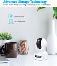 Cargar imagen en el visor de la galería, Cámara de seguridad para el hogar inalámbrica de 3MP NDP1