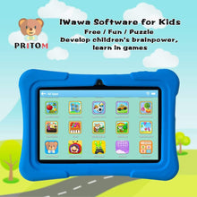 Cargar imagen en el visor de la galería, Tablet infantil de 7 pulgadas, Android, 1 GB RAM + 16 GB, WiFi, Bluetooth, cámara doble, educación, juegos, control parental