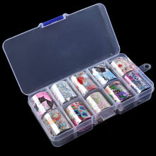 Cargar imagen en el visor de la galería, Pegatinas de transferencia de lámina de uñas Macute para arte de uñas, 10 rollos