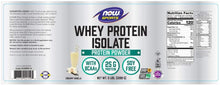Cargar imagen en el visor de la galería, Now Sports Nutrition, Proteína de suero en polvo aislante, vainilla cremosa NDP11