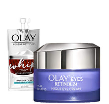 Cargar imagen en el visor de la galería, Olay Regenerist Retinol para los ojos, Crema de Noche, 0.5oz