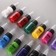 Cargar imagen en el visor de la galería, Botellas de Tatuaje Pigmento Set 14 Color Primario NDP-46