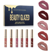 Cargar imagen en el visor de la galería, Juego de 6 pintalabios mate de larga duración ✅⭐ Popular NDP-1