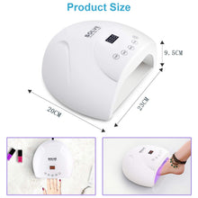 Cargar imagen en el visor de la galería, SOLVE 48W lámpara de uñas, LED portátil UV lámpara de uñas NDP-16