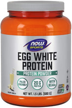 Cargar imagen en el visor de la galería, Sports Nutrition, proteína blanca de huevo, vainilla cremosa, 1 NDP15