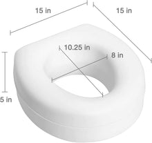Cargar imagen en el visor de la galería, Elevado para asiento de inodoro