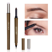 Cargar imagen en el visor de la galería, Lápiz de cejas 2 en 1 Define & Fill Duo delineador Marrón NDP-35