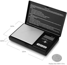Cargar imagen en el visor de la galería, Báscula digital de peso, escala de bolsillo, 100 g por 0.01 g