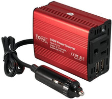 Cargar imagen en el visor de la galería, Foval 150 W Convertidor para automóvil DC 12 V a 110 V AC convertidor con cargador de 3.1 A USB doble NDP-57