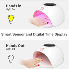 Cargar imagen en el visor de la galería, Lámpara de uñas LED UV Joytii, luz LED UV para secador de uñas 82W para esmalte de uñas de gel NDP-27