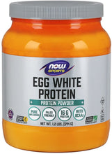 Cargar imagen en el visor de la galería, Sports Nutrition, proteína blanca de huevo, 0.56 oz con BCAA, polvo sin sabor, 1.2 libras NDP14