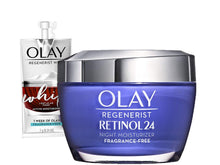 Cargar imagen en el visor de la galería, Olay Regenerist Retinol Hidratante, Crema De Noche, 1.7oz + Regalo NDP-80