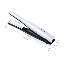 Cargar imagen en el visor de la galería, Mini plancha de pelo inalámbrico de cerámica de 1/2 pulgada de hierro plano de viaje USB portátil NDP-31