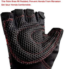 Cargar imagen en el visor de la galería, Guantes de levantamiento de pesas para artritis, gimnasio, remo, entrenamiento, con muñequera, para hombres y mujeres NDP-50