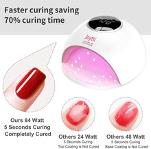 Cargar imagen en el visor de la galería, Lámpara de uñas LED UV Joytii, luz LED UV para secador de uñas 82W para esmalte de uñas de gel NDP-27