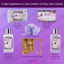 Cargar imagen en el visor de la galería, Canasta de regalo de spa con fragancia de lavanda NDP-11
