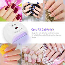 Cargar imagen en el visor de la galería, SOLVE 48W lámpara de uñas, LED portátil UV lámpara de uñas NDP-16