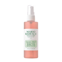 Cargar imagen en el visor de la galería, Spray facial Mario Badescu con aloe, hierbas y agua de rosas 4oz