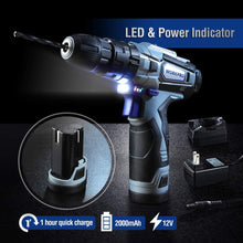 Cargar imagen en el visor de la galería, Kit de herramientas para taladro inalámbrico (12 V, 177 piezas NDP-59