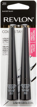 Cargar imagen en el visor de la galería, Revlon ColorStay Liquid Liner Paquete doble, negro más negro, 0.08oz