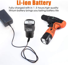 Cargar imagen en el visor de la galería, Kit combinado de herramientas eléctricas con taladro inalámbrico de 16.8 V para 48 accesorios NDP-52