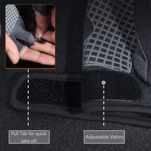 Cargar imagen en el visor de la galería, Guantes de entrenamiento sin dedos con nudillos de contrabando Negro NDP-53